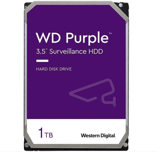 هارددیسک اینترنال وسترن دیجیتال مدل Purple WD11PURZ ظرفیت 1 ترابایت - 24 ماهه ( سازگار،آواژنگ،حامی ) نمای ۲