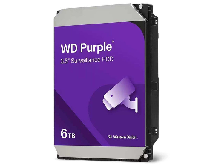 هارددیسک اینترنال وسترن دیجیتال مدل Purple WD64PURZ ظرفیت 6 ترابایت