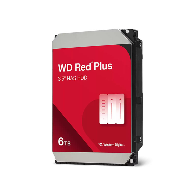 هارد اینترنال وسترن دیجیتال مدل Red Plus NAS ظرفیت 6 ترابایت