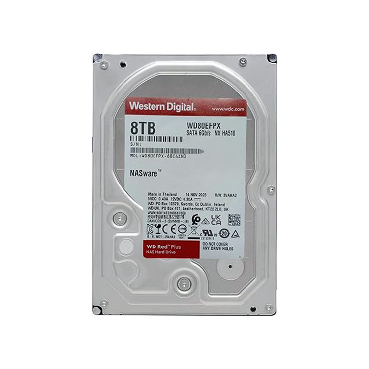 هارد اینترنال وسترن دیجیتال مدل Red Plus NAS ظرفیت 8 ترابایت