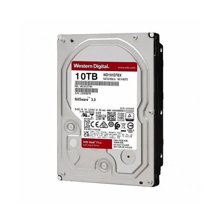 هارد اینترنال وسترن دیجیتال مدل Red Plus NAS ظرفیت 10 ترابایت