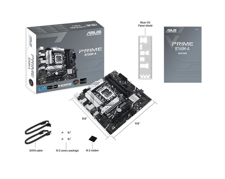 مادربرد ایسوس مدل PRIME B760M-A D4