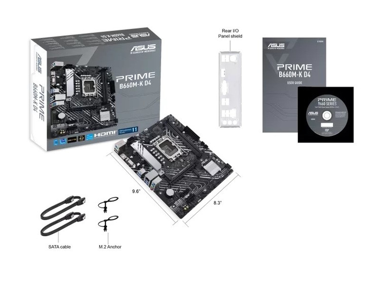 مادربرد ایسوس مدل PRIME B660M-K D4