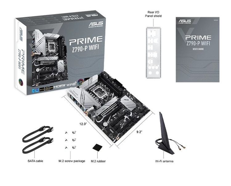 مادربرد ایسوس مدل PRIME Z790-P D5 WIFI