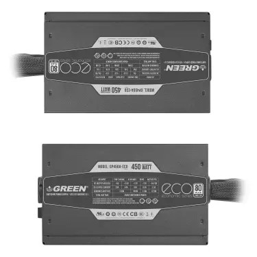 منبع تغذیه کامپیوتر گرین مدل Green GP450A-ECO Rev3.1 Power Supply