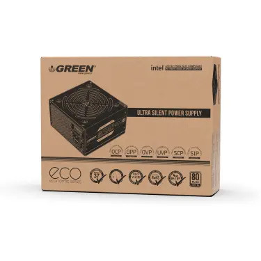 منبع تغذیه کامپیوتر گرین مدل Green GP450A-ECO Rev3.1 Power Supply