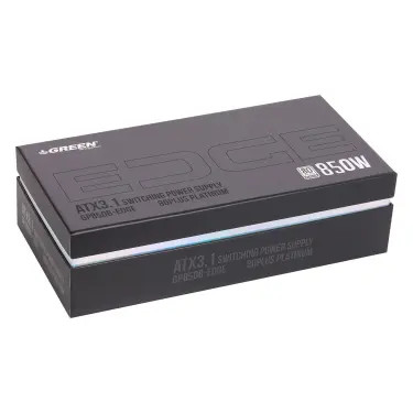 منبع تغذیه کامپیوتر گرین مدل GP850B-EDGE 80 Plus Platinum توان 850 وات