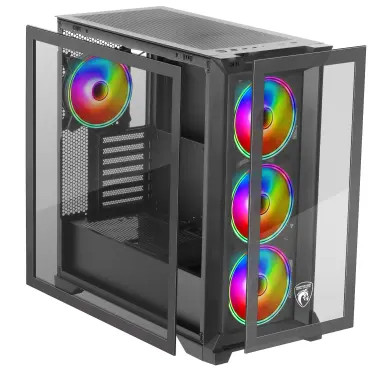 کیس کامپیوتر گرین GRIFFIN G9 ARGB Mid Tower مشکی
