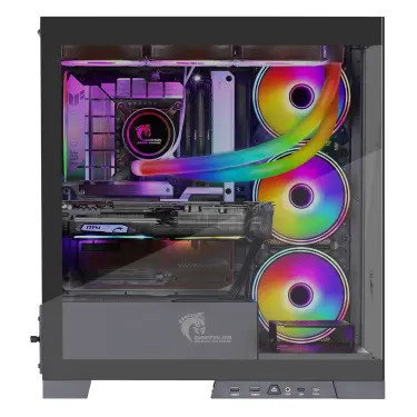 کیس کامپیوتر گرین GRIFFIN G8 RGB Mid Tower مشکی