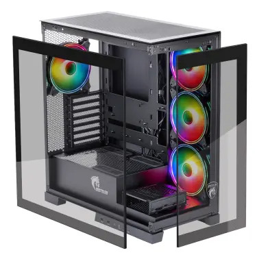 کیس کامپیوتر گرین GRIFFIN G8 RGB Mid Tower مشکی