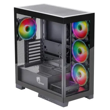 کیس کامپیوتر گرین GRIFFIN G8 RGB Mid Tower مشکی