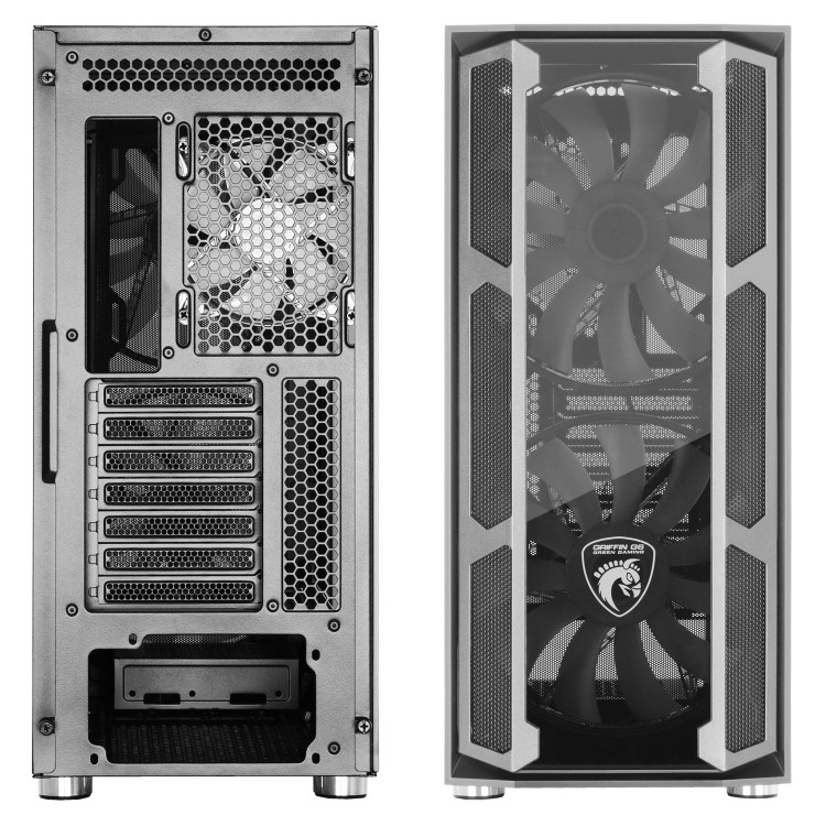 کیس کامپیوتر گرین مدل GRIFFIN G6 ARGB Mid Tower مشکی
