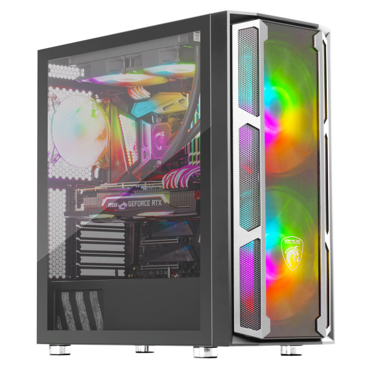 کیس کامپیوتر گرین مدل GRIFFIN G6 ARGB Mid Tower مشکی