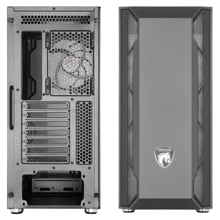 کیس کامپیوتر گرین GRIFFIN G2 RGB Mid Tower مشکی