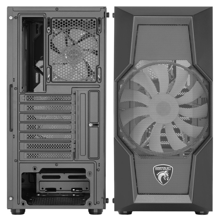 کیس کامپیوتر گرین GRIFFIN G1 RGB Mid Tower مشکی