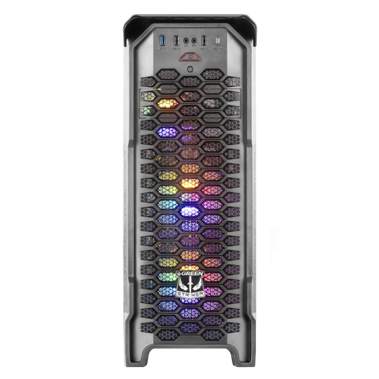 کیس کامپیوتر گرین Striker FRGB Mid Tower مشکی