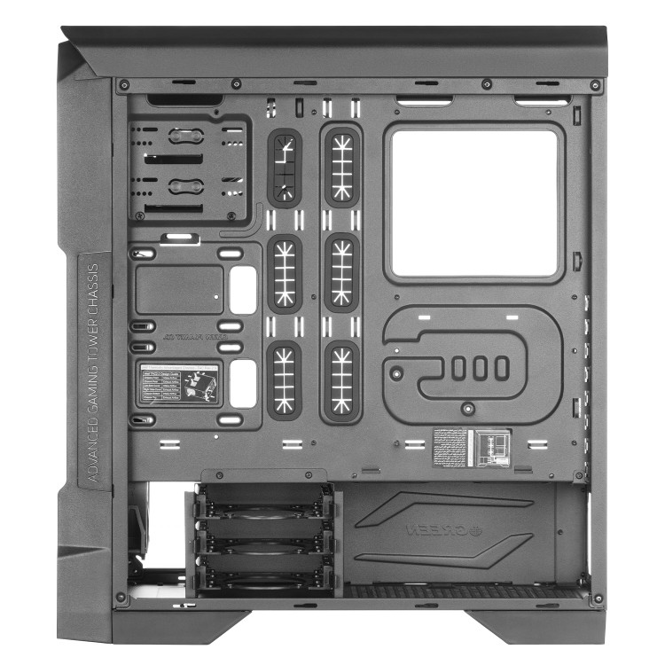 کیس کامپیوتر گرین Striker FRGB Mid Tower مشکی
