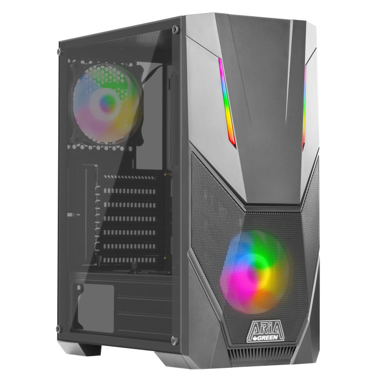 کیس کامپیوترگرین Aria ARGB Mid Tower مشکی