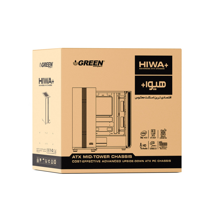 کیس کامپیوتر گرین Hiwa Plus Mid Tower