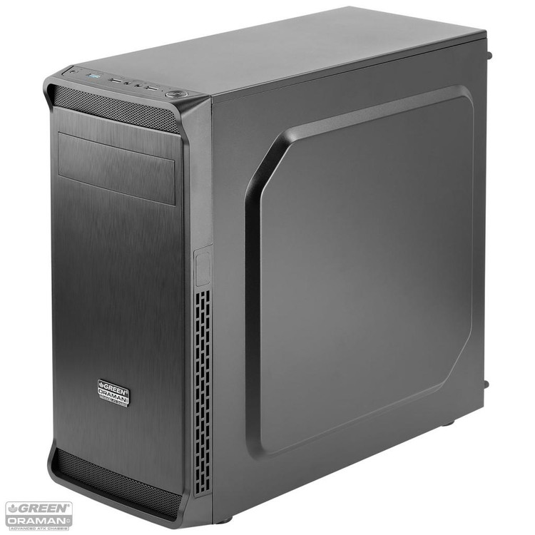 کیس کامپیوتر گرین Oraman Plus Mid Tower خاکستری
