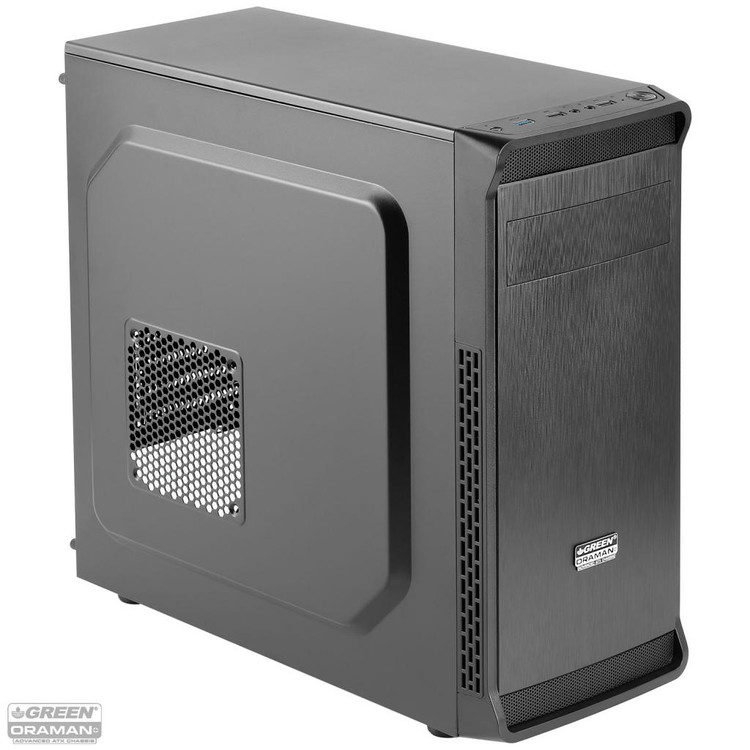 کیس کامپیوتر گرین Oraman Plus Mid Tower خاکستری