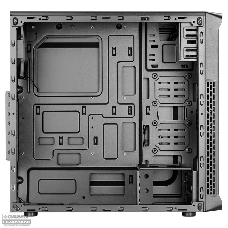 کیس کامپیوتر گرین Oraman Plus Mid Tower خاکستری