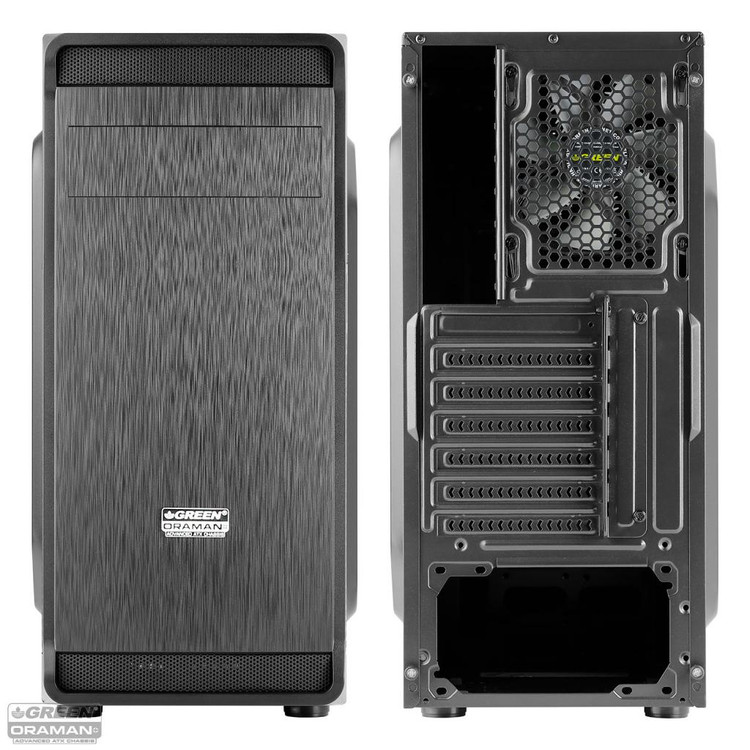کیس کامپیوتر گرین Oraman Plus Mid Tower خاکستری