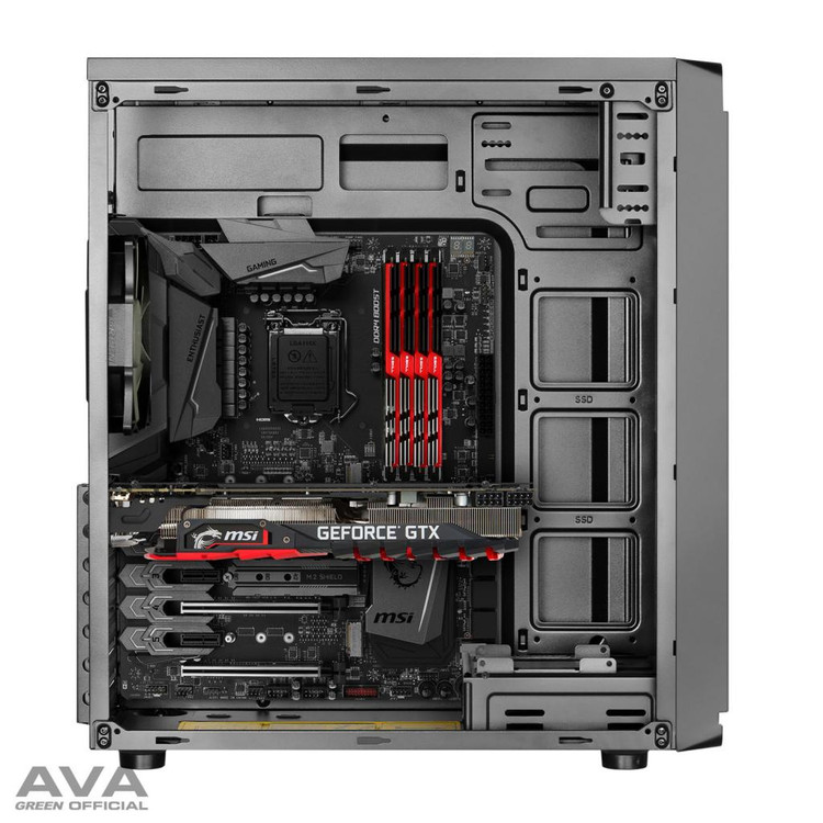 کیس کامپیوتر گرین مدل Ava Mid Tower