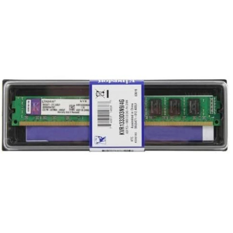 رم کامپیوتر DDR3 کینگستون 1333 مگاهرتز مدل KVR1333D3N9/4G