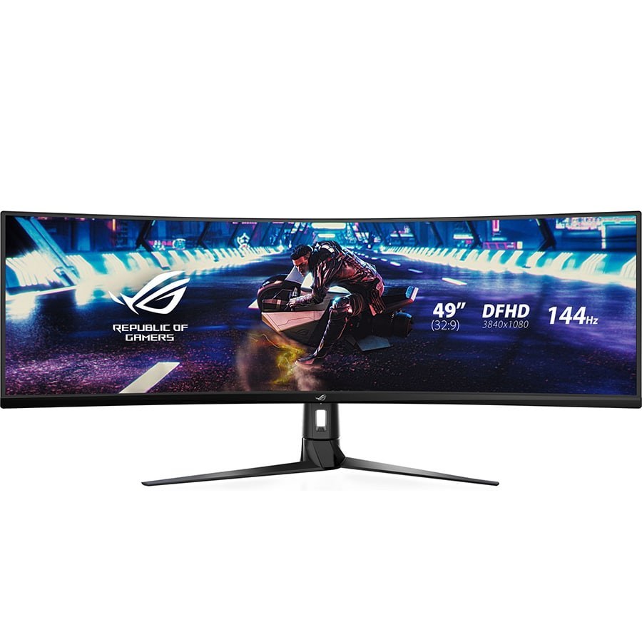 مانیتور خمیده گیمینگ 49 اینچ ایسوس مدل ROG Strix XG49VQ نمای ۲
