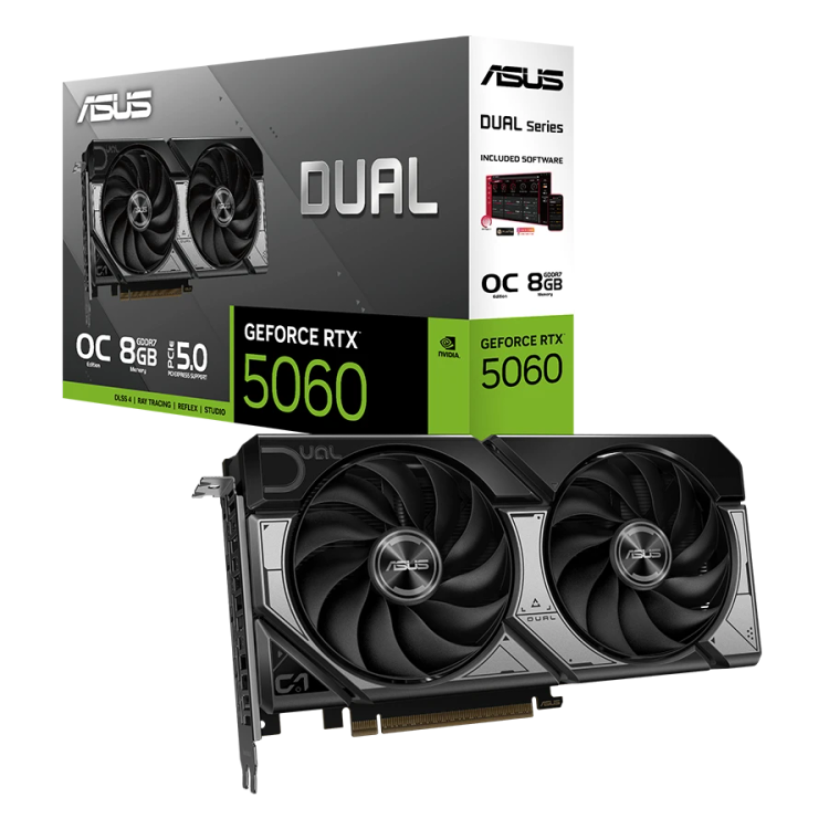 کارت گرافیک ایسوس مدل Dual GeForce RTX 5060 OC Edition 8GB