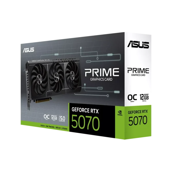 کارت گرافیک ایسوس مدل PRIME GeForce RTX 5070 12GB GDDR7 OC Edition