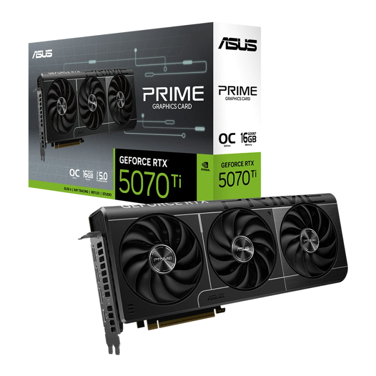 کارت گرافیک ایسوس مدل PRIME GeForce RTX 5070 Ti 16GB GDDR7 OC