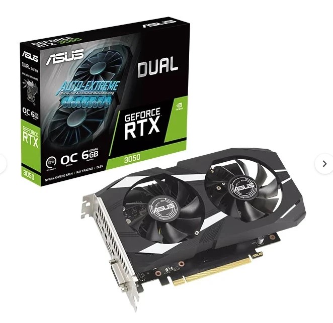 کارت گرافیک ایسوس مدل Dual GeForce RTX 3050 OC Edition 6GB