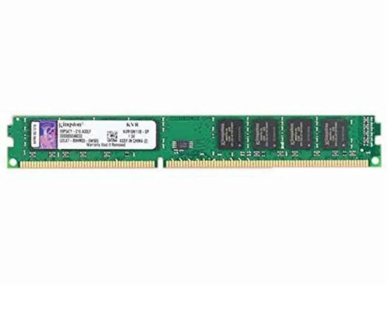 رم کامپیوتر DDR3 کینگستون تک کاناله 1600 مگاهرتز مدل CL11 ValueRAM ظرفیت 8 گیگابایت