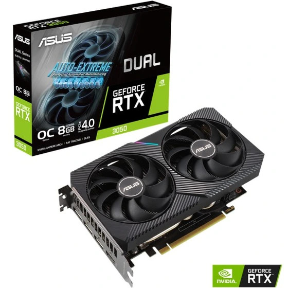کارت گرافیک ایسوس مدل ASUS Dual GeForce RTX 3050 OC 8GB GDDR6