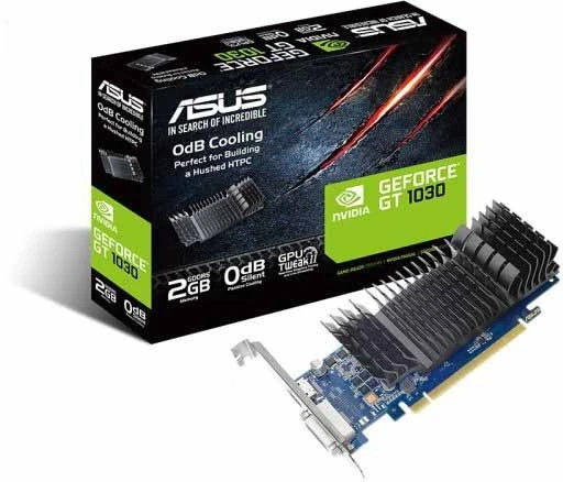 کارت گرافیک ایسوس مدل Asus GeForce GT 1030 2GB-SL-BRK GDDR5