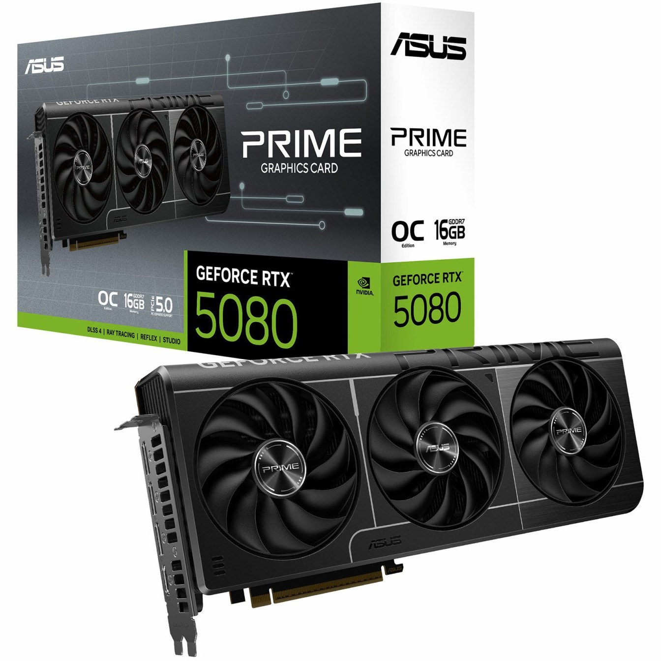 کارت گرافیک ایسوس مدل PRIME GeForce RTX 5080 16GB GDDR7 OC Edition